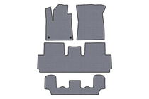 Citroen C-4 Picasso 2013–2022 Gummimatten Carsuit (Für Grand, 3 Reihen, Grau) Foto 1