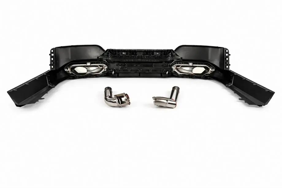 BMW 7 Series G70/G71 2022- Heckdiffusor mit Endrohren (für M760, M-Sport und i7 M70) Foto 7