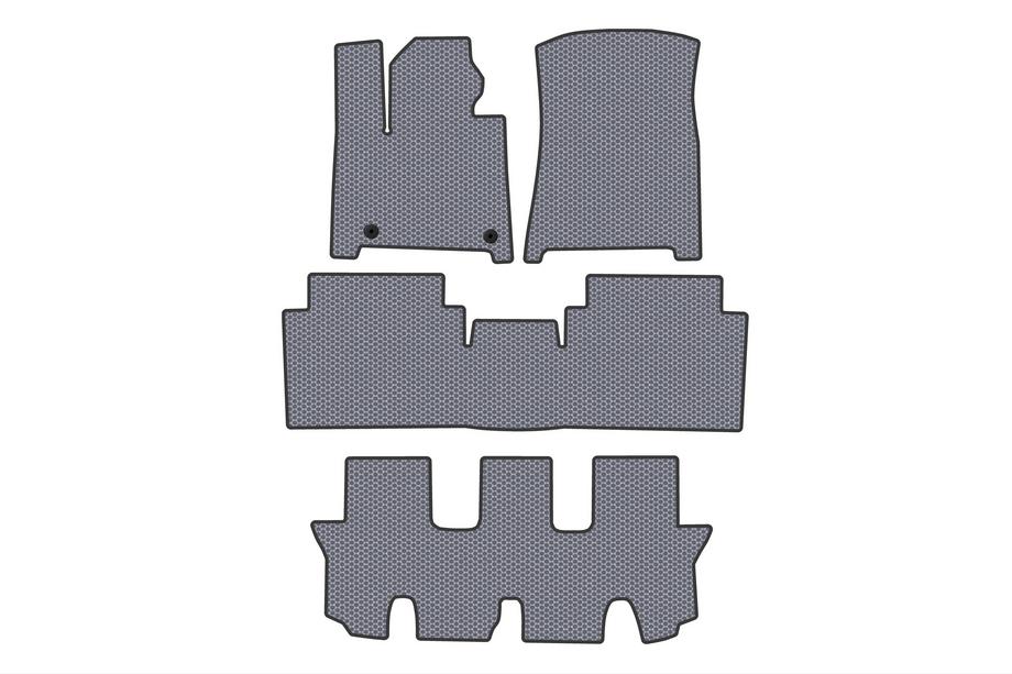 Hyundai Santa Fe 5 2023- Gummimatten Carsuit (3 Reihen, Grau) Image