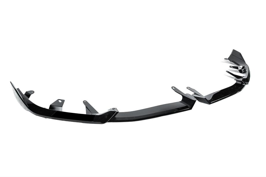 BMW 5/i5 Series G60/G60E/G61 2023- Frontstoßstangenlippe Lip Gloss Schwarz (für M-Sport) Foto 6