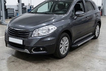 Suzuki SX4 S-Cross 2013-2016 Trittbretter Duru (2 Stk., Aluminium) Foto 1