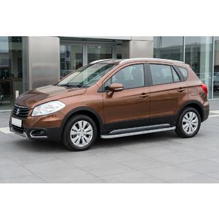 Seitenschweller Tayga Grey (2 Stk., Aluminium) Suzuki SX4 S-Cross 2013-2016 Foto 1