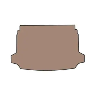 Gummimatte für Kofferraum (Elektro, beige)