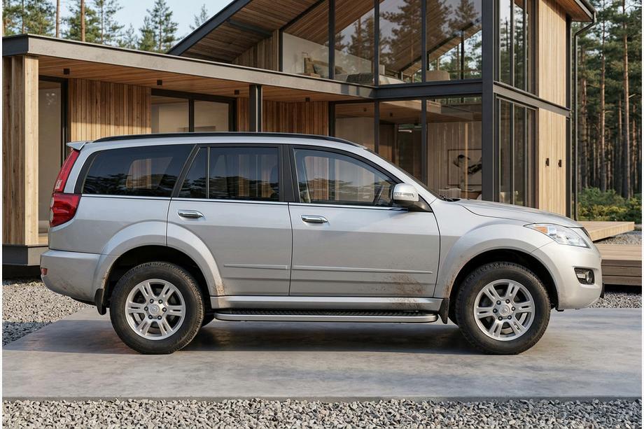 GreatWall Haval/Hover H3 2005-2013 Seitenschweller Tayga Grey (2 Stk., Aluminium) Image