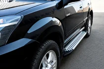 GreatWall Haval/Hover H3 2005-2013 Trittbretter Allmond Grey (2 Stk., Aluminium) Foto 1