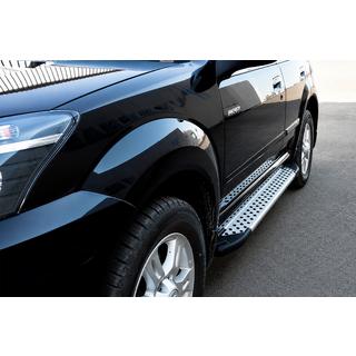 Trittbretter Allmond Grey (2 Stk., Aluminium) GreatWall Haval/Hover H3 2005-2013 Foto 1