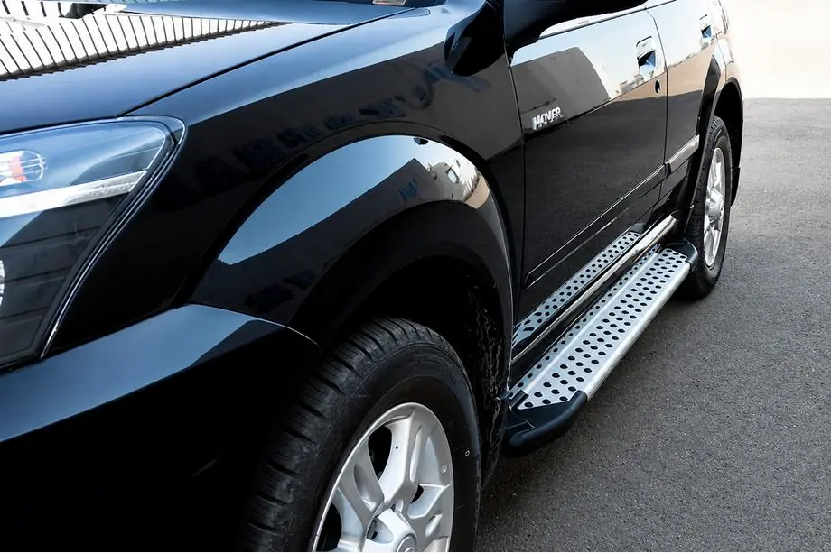 GreatWall Haval/Hover H3 2005-2013 Trittbretter Allmond Grey (2 Stk., Aluminium) Image