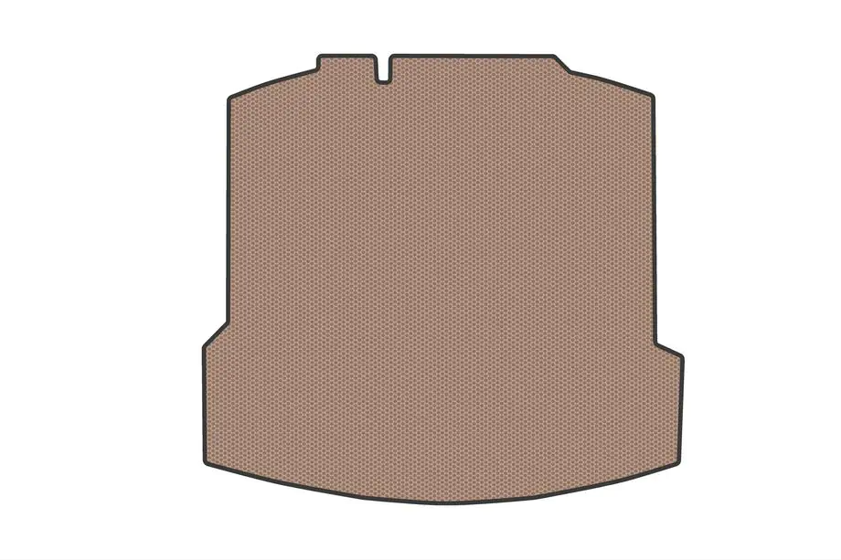 Seat Toledo 2012-2019 Gummimatte für Kofferraum (Beige) Image