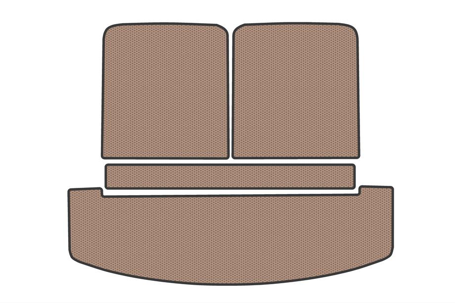 Hyundai Santa Fe 5 2023- Gummimatte für Kofferraum V2 (Beige) Image