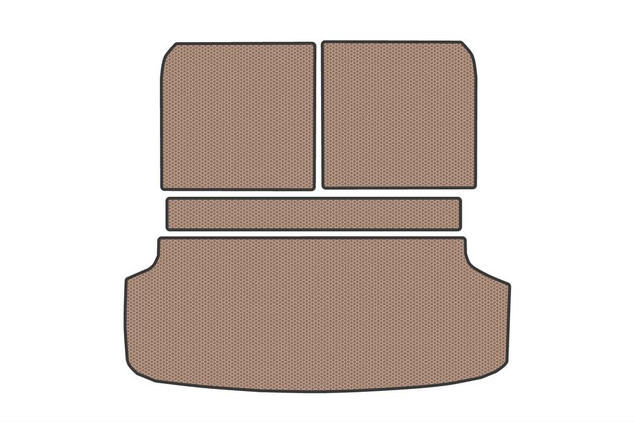 KIA EV9 Gummimatte für Kofferraum V2 (Beige) Image