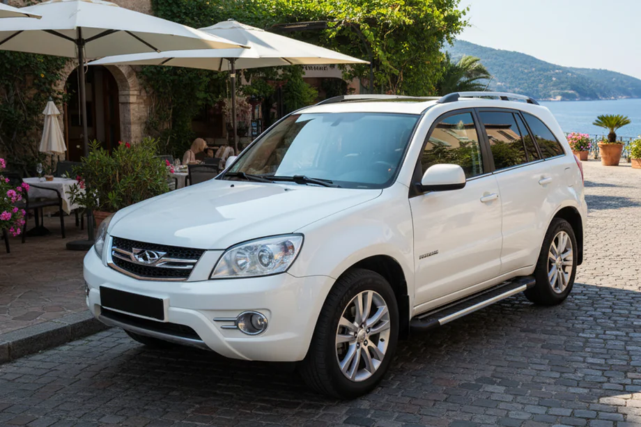 Chery Tiggo 3 2005- Seitenschweller RedLine V1 (2 Stk., Aluminium) Image
