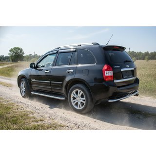Trittbretter Maydos V1 (2 Stk., Aluminium & Edelstahl) Chery Tiggo 3 2005- Foto 1
