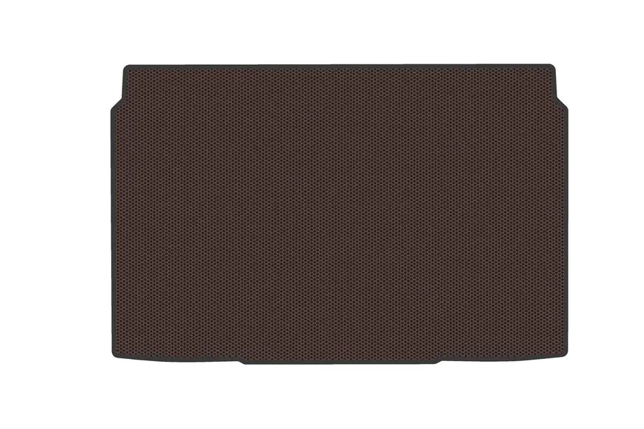 Peugeot 208 2019- Gummimatte für Kofferraum (Benzin, Braun) Image