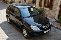 Chery Tiggo 3 2005- Seitenschweller Bosphorus Black (2 Stk., Aluminium) Foto 1