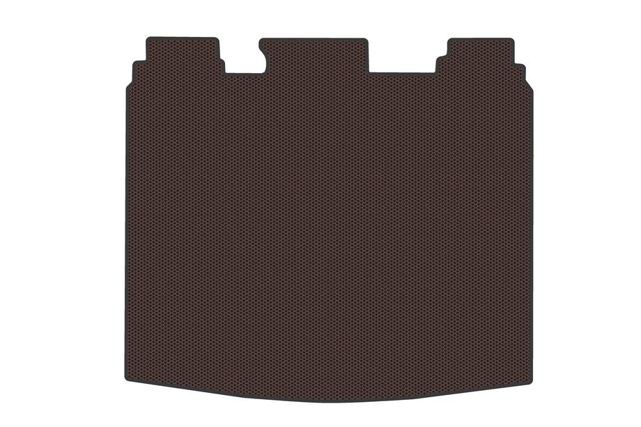 Volkswagen Caddy 2020- Gummimatte für Kofferraum (Braun) Image