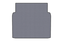 Mercedes S-class W221 2005-2013 Gummi-Kofferraummatte (Kurz, Grau) Foto 1