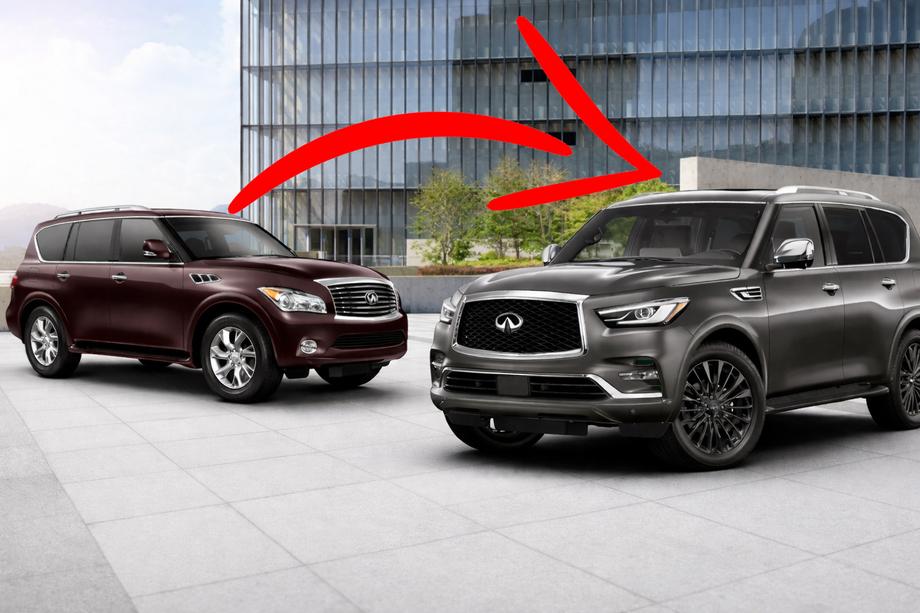 Infiniti QX56 2010-2013 Facelift-Umrüstkit für QX80 2024 Image