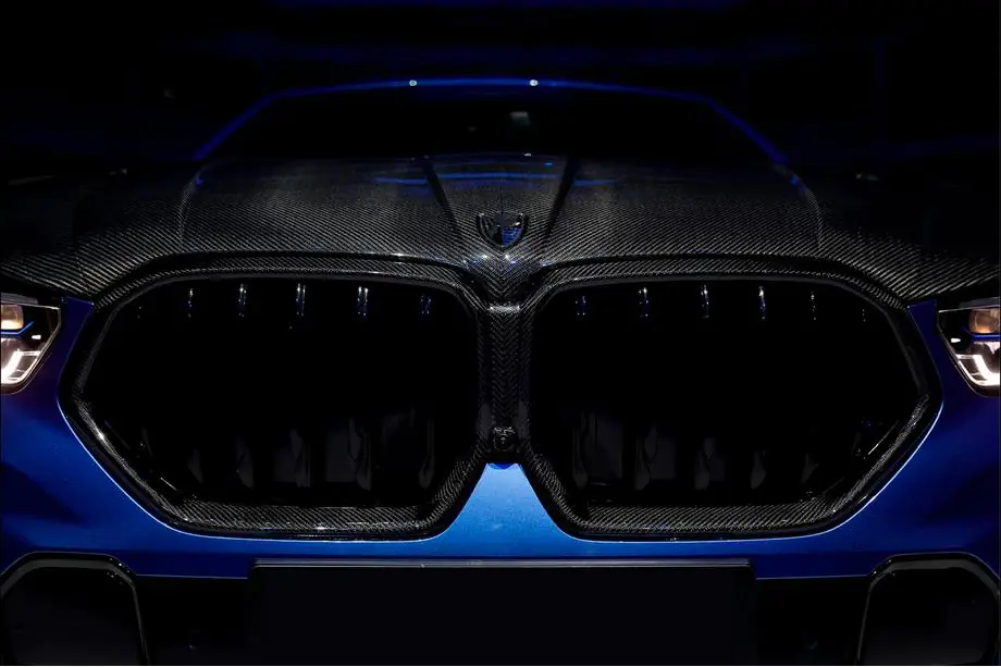 BMW X6 G06 2019–2027 LRT Kühlergrill-Einfassung (2023+, Carbon) Image