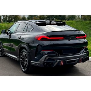 Heckdiffusor mit Endrohren LRT (für M-Sport 2023+, Carbon) BMW X6 G06 2019–2027 Foto 2