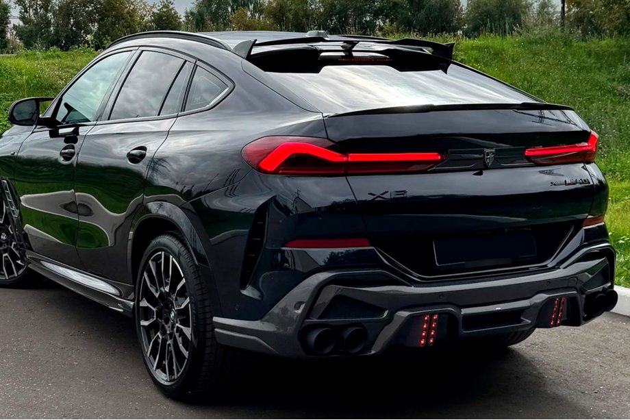 BMW X6 G06 2019–2027 Heckdiffusor mit Endrohren LRT (für M-Sport 2023+, Carbon) Foto 2