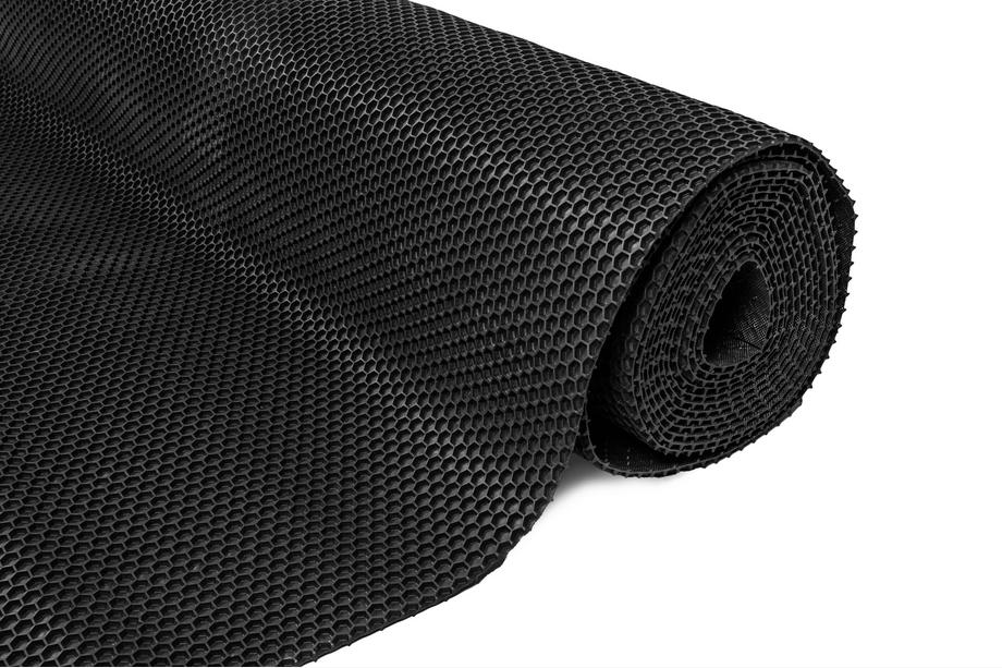 Gummimatte 120x100 (Wabenmuster, schwarz) Foto 2