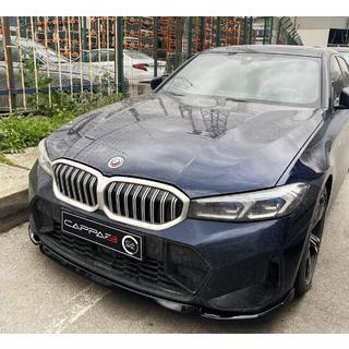Frontstoßstangenlippe Lip EuroCap V1 (für M-Performance 2022-, Schwarz Glanz) BMW 3 Series G20/G21 2018- Foto 1