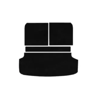 Kofferraummatte Textil Premium V2 (Schwarz)