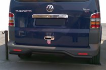 Volkswagen T5 Multivan 2003–2010 Hinterer Überrollbügel Welle Schwarz (Edelstahl) Foto 1