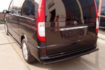 Mercedes Vito W639 2004-2014 Heckbügel AK002 Schwarz (Edelstahl) Foto 7