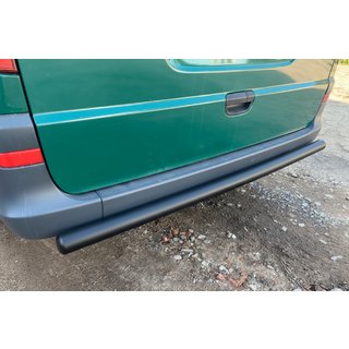 Heckbügel AK002 Schwarz (Edelstahl) Mercedes Vito W639 2004-2014 Foto 4