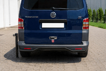 Volkswagen T5 Caravelle 2004-2010 Hinterer Überrollbügel Wave AK006 Schwarz (Edelstahl) Foto 2