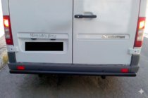 Mercedes Sprinter W901/902/903/904/905 1995–2006 Heckbügel AK002 Schwarz (Edelstahl) Foto 1