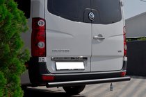 Volkswagen Crafter 2006-2016 Heckbügel AK002 Schwarz (Edelstahl) Foto 2