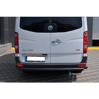 Heckbügel AK002 Schwarz (Edelstahl) Volkswagen Crafter 2006-2016 Foto 1