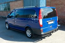 Mercedes Viano 2004-2014 Hintere Eckschutzrohre AK003 Schwarz (2 Stk, Edelstahl) Foto 10