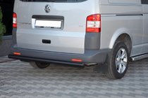 Volkswagen T5 Transporter 2003-2010 Heckbügel AK002 Schwarz (Edelstahl) Foto 3