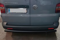 Volkswagen T5 Multivan 2003–2010 Heckbügel AK002 Schwarz (Edelstahl) Foto 5