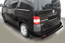 Volkswagen T5 Multivan 2003–2010 Heckbügel AK002 Schwarz (Edelstahl) Foto 6