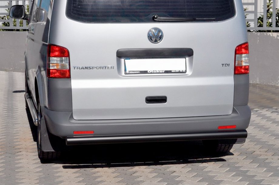 Volkswagen T5 Caravelle 2004-2010 Heckbügel AK002 Schwarz (Edelstahl) Foto 4