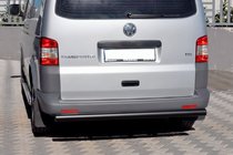 Volkswagen T5 2010-2015 Heckbügel AK002 Schwarz (Edelstahl) Foto 4