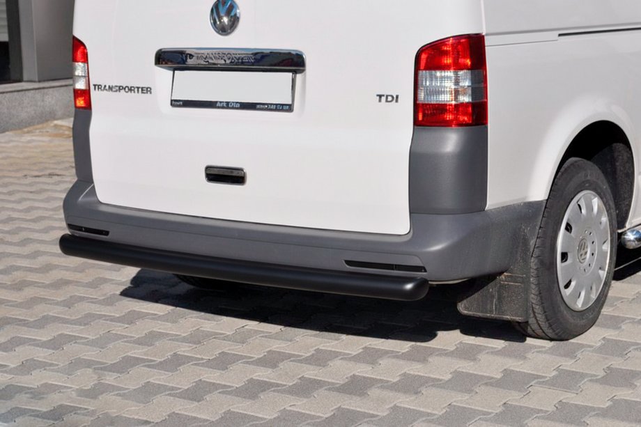 Volkswagen T5 2010-2015 Heckbügel AK002 Schwarz (Edelstahl) Image