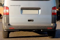 Volkswagen T5 Caravelle 2004-2010 Hintere Eckschutzrohre AK003 Schwarz (2 Stk., Edelstahl) Foto 6