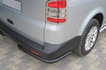 Volkswagen T5 Caravelle 2004-2010 Hintere Eckschutzrohre AK003 Schwarz (2 Stk., Edelstahl) Foto 7