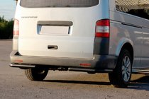 Volkswagen T5 2010-2015 Hintere Eckschutzrohre AK003 Schwarz (2 Stk., Edelstahl) Foto 9
