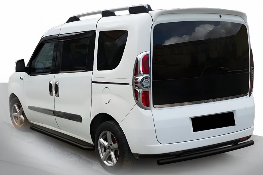 Opel Combo 2012-2018 Heckbügel Black (Edelstahl) Image
