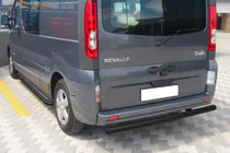 Renault Trafic 2001–2015 Heckschutz AK002 Schwarz (Edelstahl) Foto 2