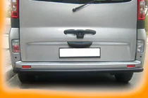 Renault Trafic 2001–2015 Heckschutz AK002 Schwarz (Edelstahl) Foto 4