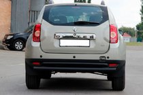 Renault Duster 2008–2017 Hinterer gerader Überrollbügel Black (Edelstahl) Foto 1
