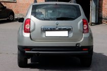 Renault Duster 2008–2017 Hinterer gerader Überrollbügel Black (Edelstahl) Foto 3