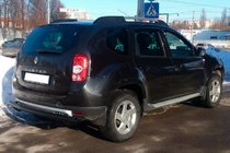 Dacia Duster 2008-2018 Hinterer gerader Überrollbügel Black (Edelstahl) Foto 4